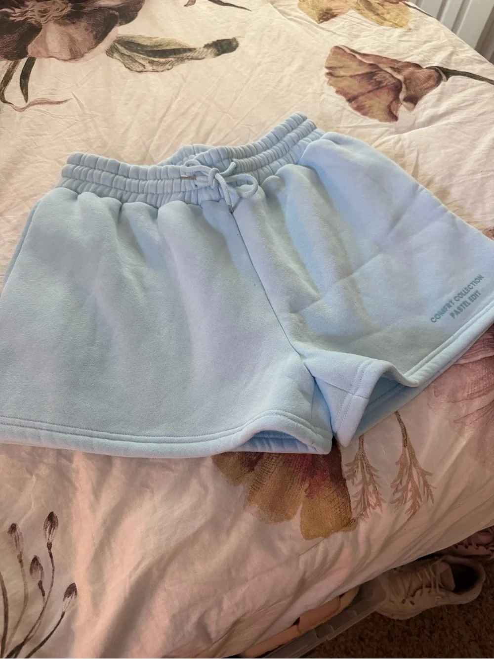 Comfort Collection Pastel Blue Women's Lounge Shorts